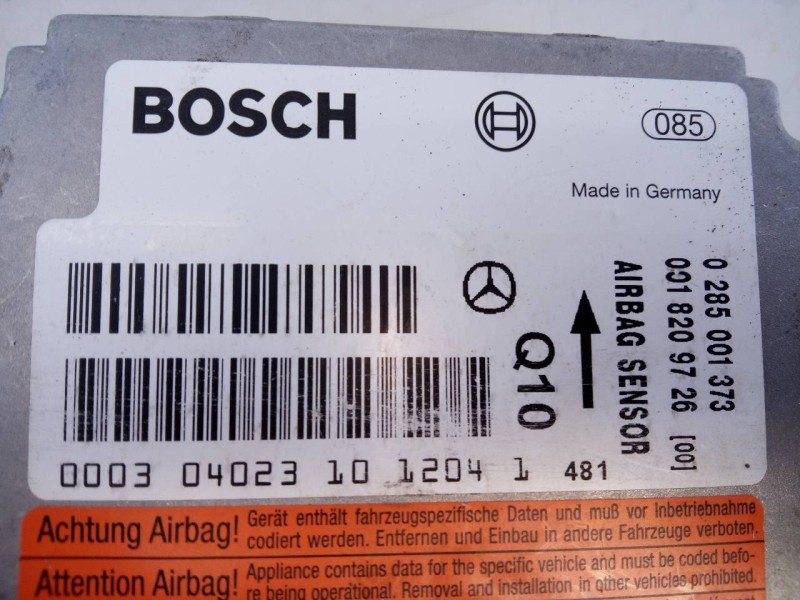 Recambio de centralita airbag para mercedes-benz clase clk (w209) coupe 270 cdi (209.316) referencia OEM IAM 0285001373 00182097