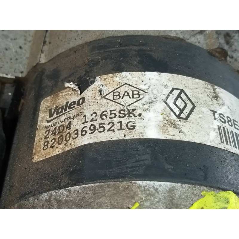 Recambio de motor arranque para dacia sandero ambiance referencia OEM IAM 8200369521G  P3-A10-27-1