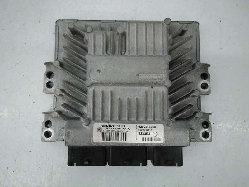 Recambio de centralita motor uce para renault clio iii confort dynamique referencia OEM IAM 8200565863 S122326109A E2-A1-27-3