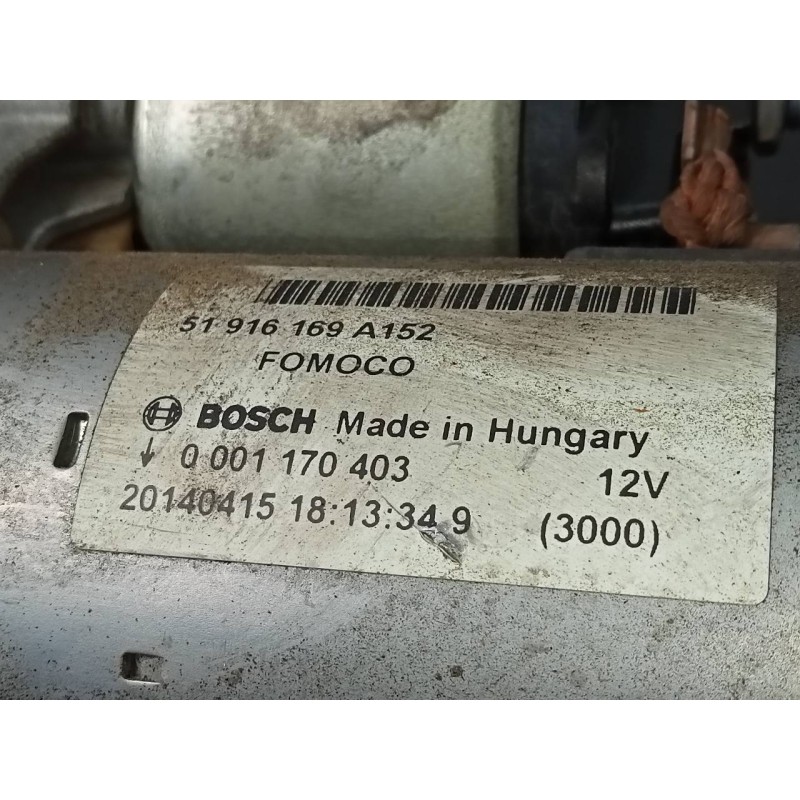 Recambio de motor arranque para ford ka (ccu) urban referencia OEM IAM 51916169A152 0001170403 P3-B8-2-3