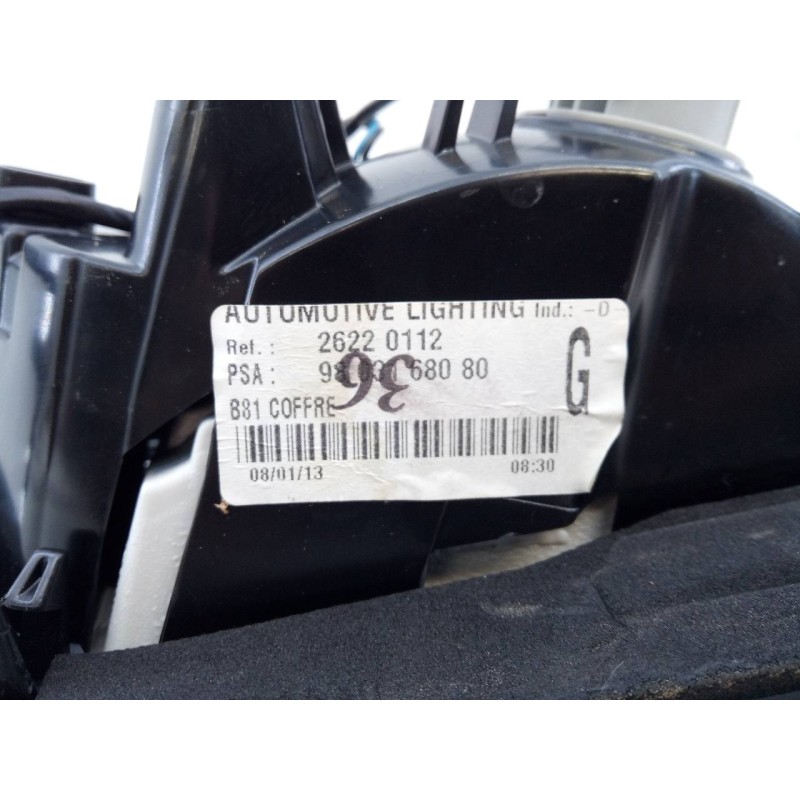 Recambio de piloto trasero izquierdo porton para citroën ds5 desire hybrid4 referencia OEM IAM 26220112 9803068080 E1-A4-51-2