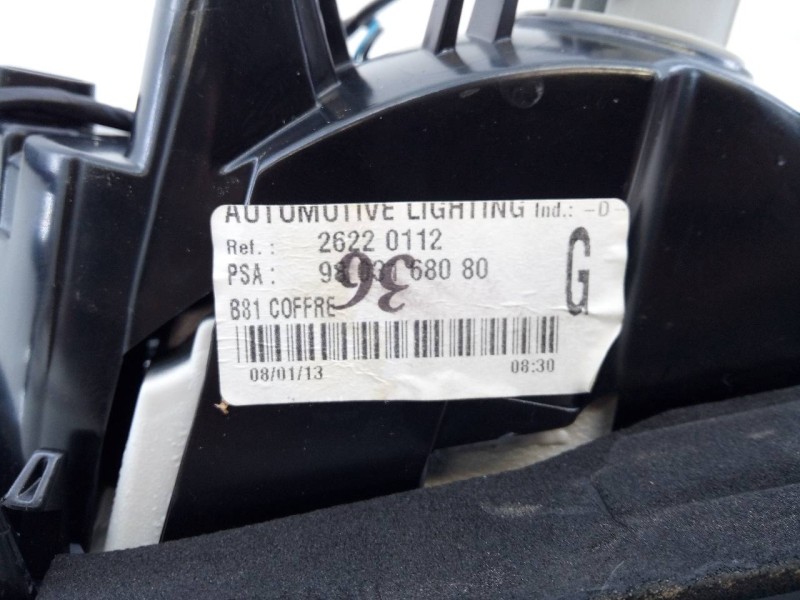 Recambio de piloto trasero izquierdo porton para citroën ds5 desire hybrid4 referencia OEM IAM 26220112 9803068080 E1-A4-51-2