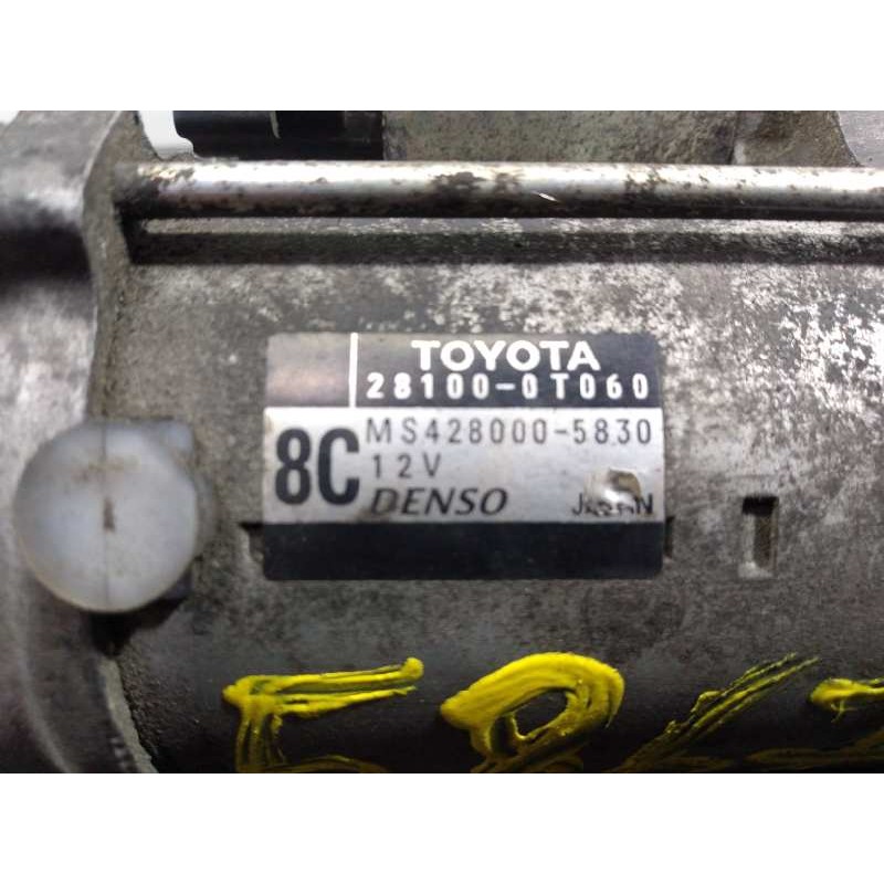 Recambio de motor arranque para toyota verso advance referencia OEM IAM 281000T060 MS4280005830 P3-A10-27-2