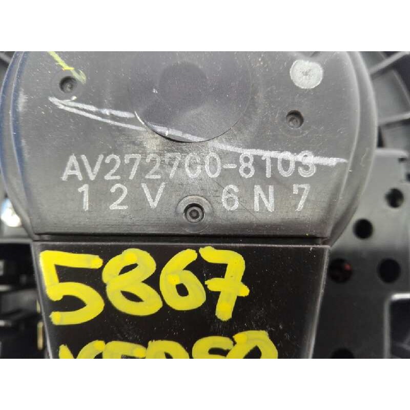 Recambio de ventilador calefaccion para toyota verso advance referencia OEM IAM AV2727008103  E2-B4-29-1