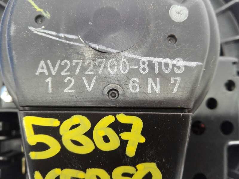 Recambio de ventilador calefaccion para toyota verso advance referencia OEM IAM AV2727008103  E2-B4-29-1