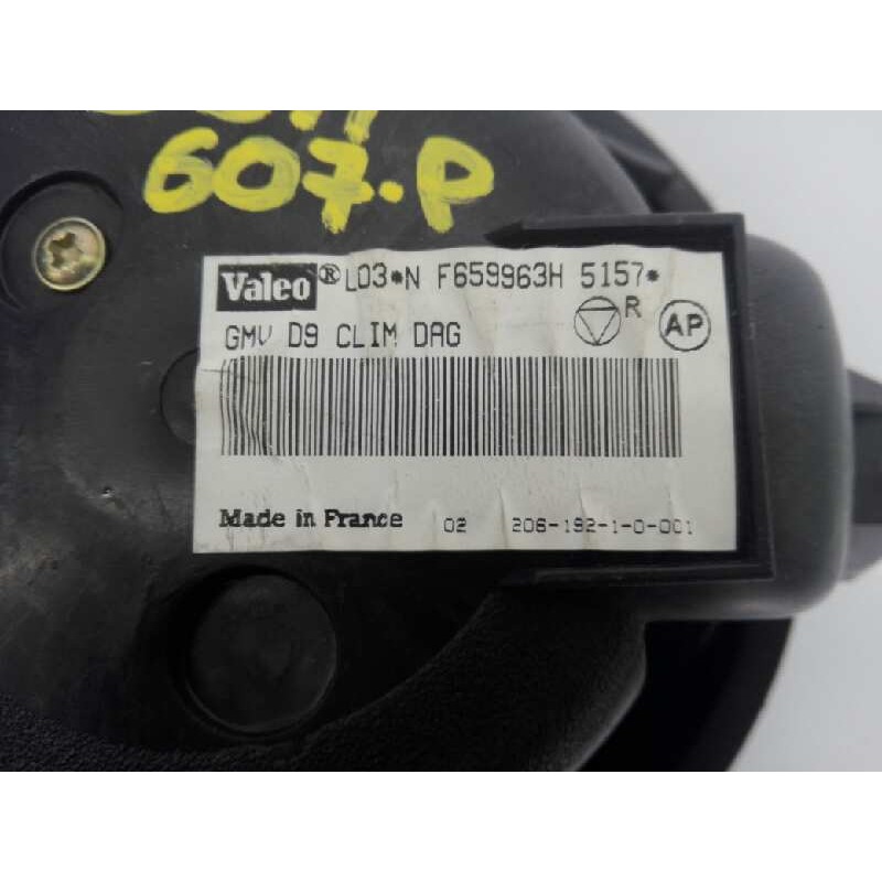 Recambio de ventilador calefaccion para peugeot 607 (s1) pack referencia OEM IAM F659963H5157  E1-A4-35-1