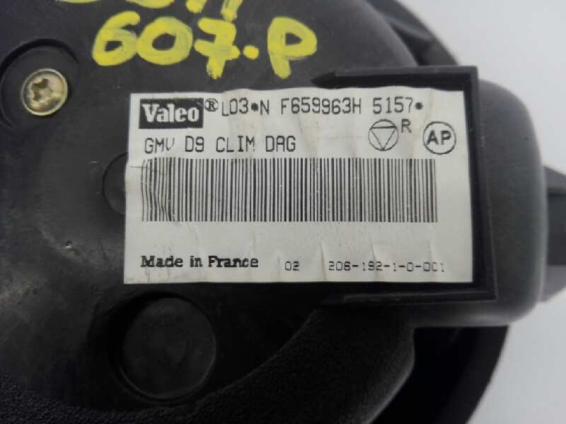 Recambio de ventilador calefaccion para peugeot 607 (s1) pack referencia OEM IAM F659963H5157  E1-A4-35-1