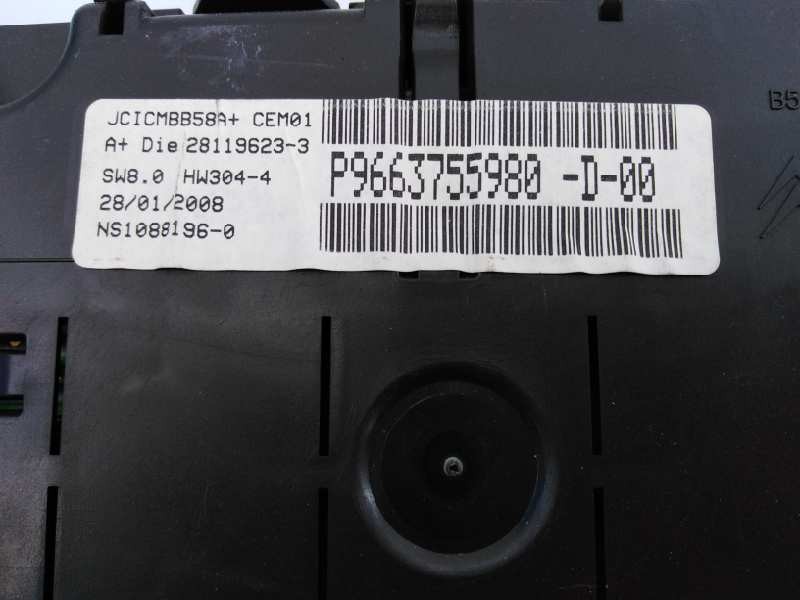 Recambio de cuadro instrumentos para citroën c4 grand picasso exclusive referencia OEM IAM 9673755980  E3-B2-26-3