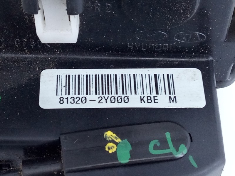 Recambio de cerradura puerta delantera derecha para hyundai ix35 tecno 2wd referencia OEM IAM 813202Y000KBEM  E2-B5-55-2