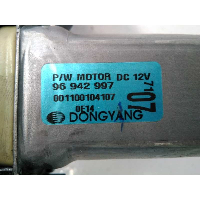 Recambio de elevalunas delantero izquierdo para chevrolet aveo lt referencia OEM IAM 96942997 001100104107 E2-B6-18-1