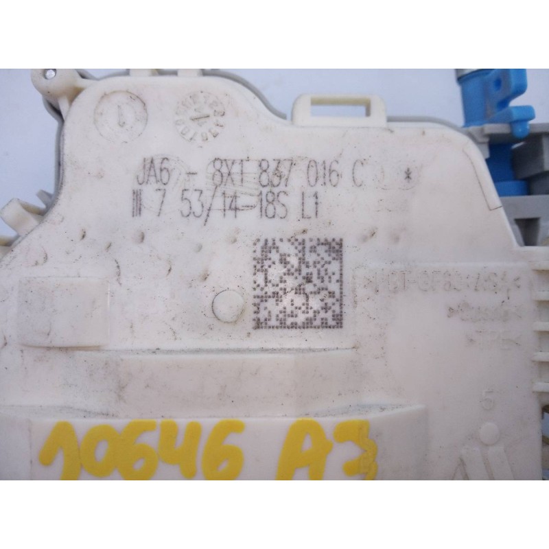 Recambio de cerradura puerta delantera derecha para audi a3 sedán(8vs) ambition referencia OEM IAM   E1-B6-36-2