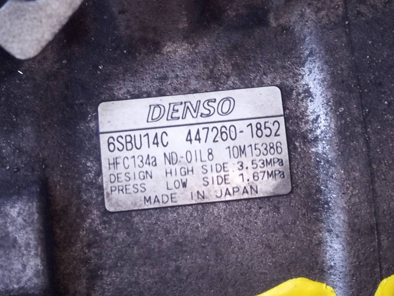 Recambio de compresor aire acondicionado para bmw serie 3 touring (e91) 330d referencia OEM IAM 4472601852 6452698786203 P3-A1-2