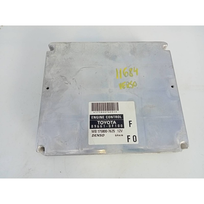 Recambio de centralita motor uce para toyota corolla verso (r1) 2.2 d-4d luna referencia OEM IAM 896610F100 MB1758007625 E3-B2-1