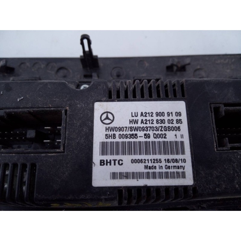 Recambio de mando climatizador para mercedes-benz clase e (w212) lim. 220 cdi blueefficiency (212.002) referencia OEM IAM A21290