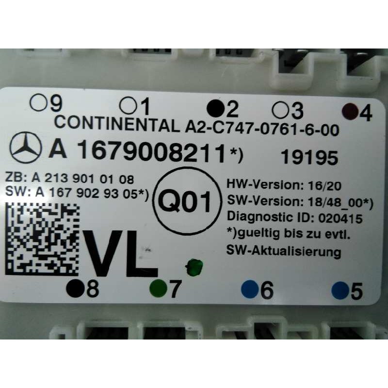 Recambio de modulo electronico para mercedes-benz clase c (w205) familiar c 220 t d (205.214) referencia OEM IAM A1679008211  E3