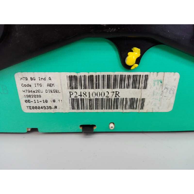 Recambio de cuadro instrumentos para dacia duster laureate 4x2 referencia OEM IAM P248100027R TE0004939R E2-A1-30-2