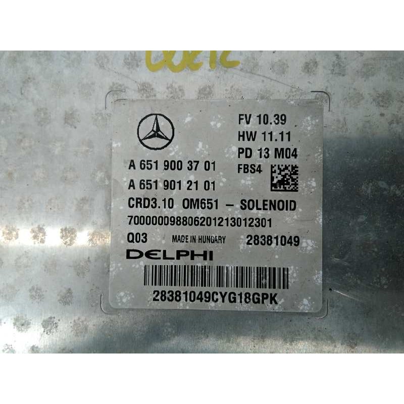 Recambio de centralita motor uce para mercedes-benz clase e (w212) familiar 220 cdi blueefficiency (212.202) referencia OEM IAM 