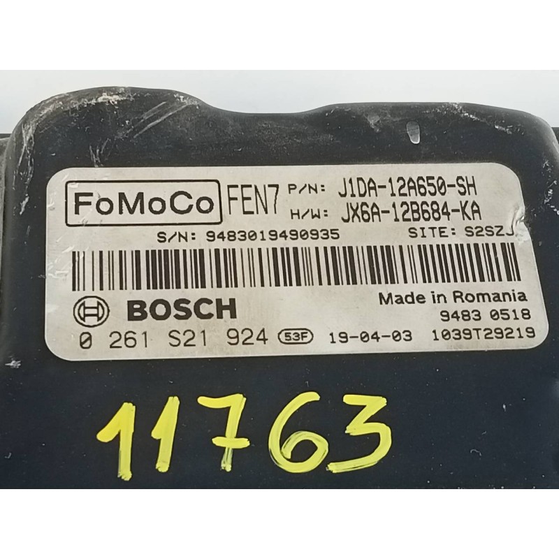 Recambio de centralita motor uce para ford c-max (ceu) trend referencia OEM IAM J1DA12A650SH 0261S21924 E3-B3-23-1