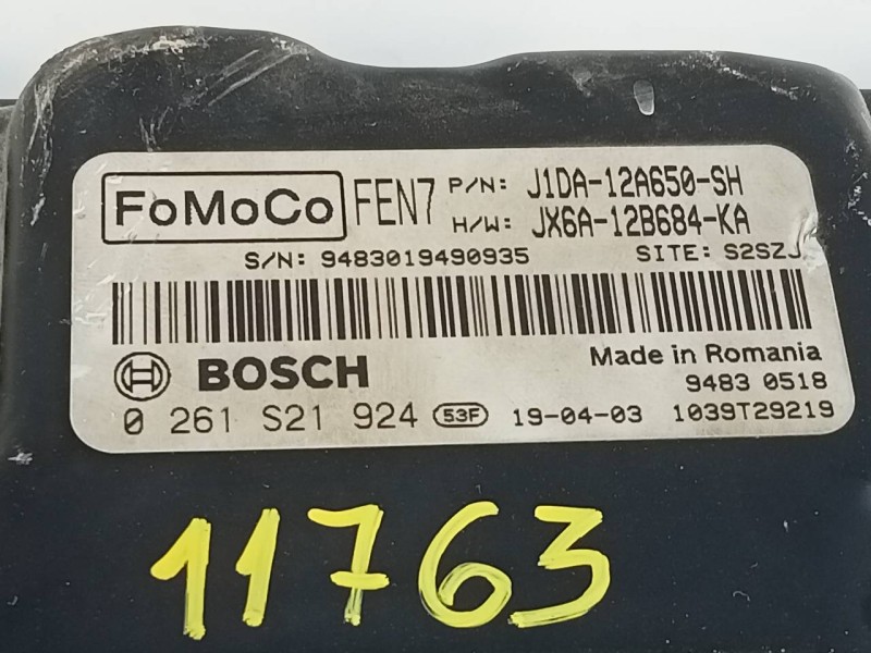 Recambio de centralita motor uce para ford c-max (ceu) trend referencia OEM IAM J1DA12A650SH 0261S21924 E3-B3-23-1