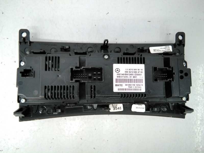 Recambio de mando climatizador para mercedes-benz clase e (w212) familiar 220 cdi blueefficiency (212.202) referencia OEM IAM A2