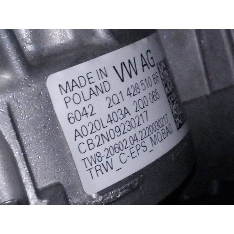 Recambio de columna direccion para volkswagen t-cross life referencia OEM IAM 2Q1428510BF  