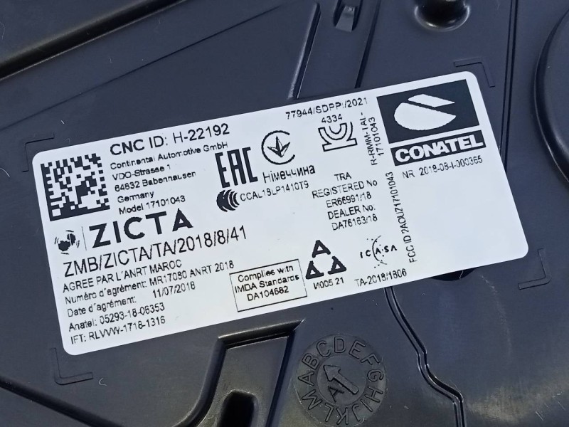 Recambio de cuadro instrumentos para volkswagen t-cross life referencia OEM IAM 2G0920740J  E2-A1-42-1