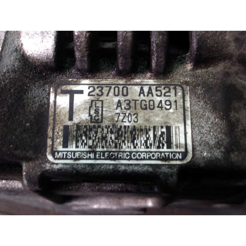 Recambio de alternador para subaru legacy familiar/outback b13 (bp) 2.5 sw referencia OEM IAM 23700AA521 A3TG0491 P3-A4-5-4
