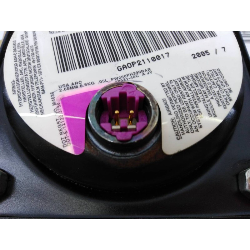 Recambio de airbag delantero izquierdo para hyundai tucson (jm) 2.0 crdi comfort (4wd) referencia OEM IAM AUDS5110732029  E3-A3-