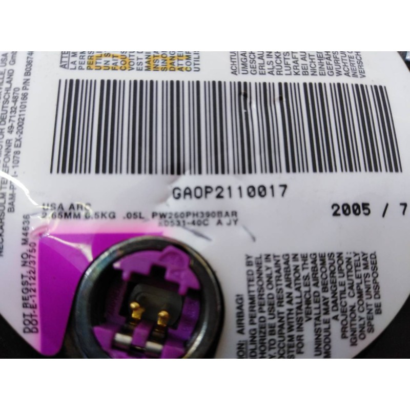 Recambio de airbag delantero izquierdo para hyundai tucson (jm) 2.0 crdi comfort (4wd) referencia OEM IAM AUDS5110732029  E3-A3-