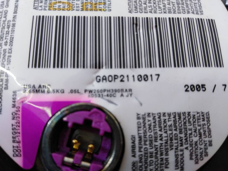 Recambio de airbag delantero izquierdo para hyundai tucson (jm) 2.0 crdi comfort (4wd) referencia OEM IAM AUDS5110732029  E3-A3-