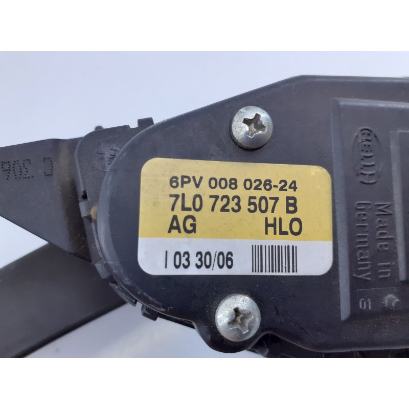 Recambio de pedal acelerador para audi q7 (4l) 3.0 tdi referencia OEM IAM 7L0723507B 6PV00802624 E2-A1-19-7