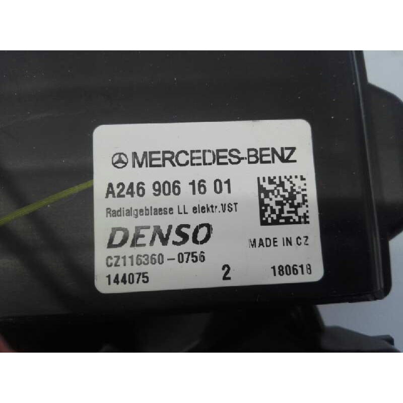 Recambio de ventilador calefaccion para mercedes-benz clase gla (w156) gla 200 cdi (156.908) referencia OEM IAM A2469061601 A222