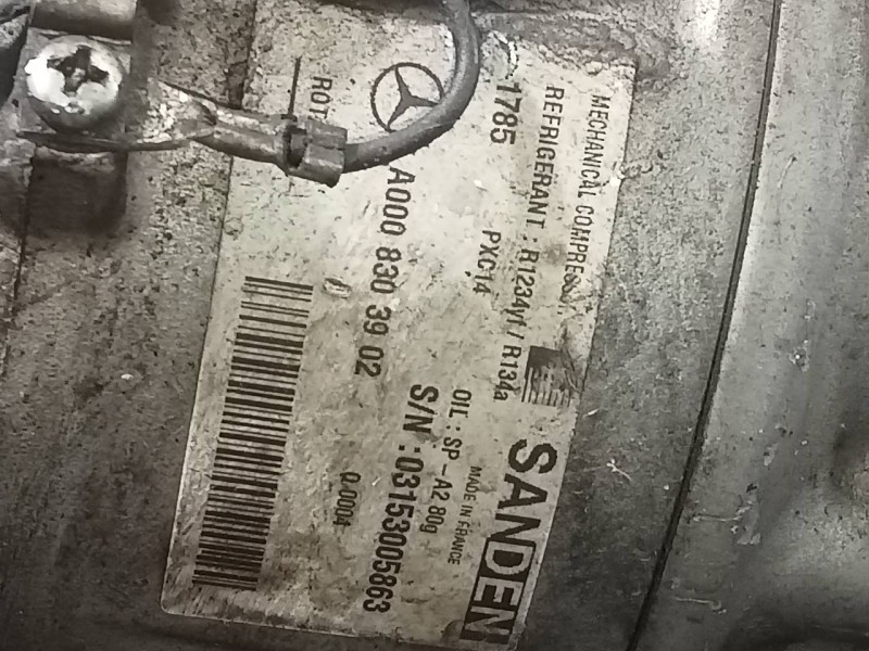 Recambio de compresor aire acondicionado para mercedes-benz sprinter iii furgón fwd referencia OEM IAM A0008303902  P3-A3-3-2