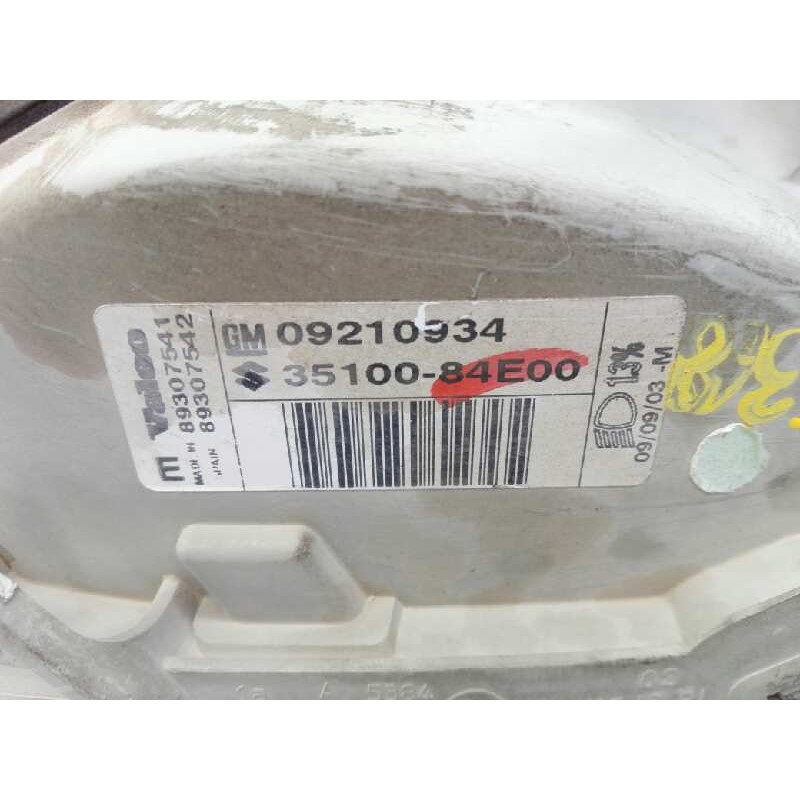 Recambio de faro derecho para opel agila enjoy referencia OEM IAM 09210934 3510084E00 E2-B6-27-1