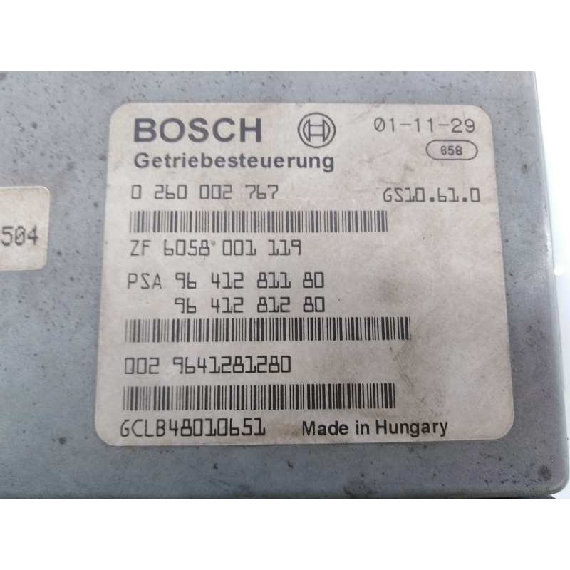 Recambio de centralita cambio automatico para citroën c5 berlina 2.2 hdi exclusive automático referencia OEM IAM 9641281180 9641