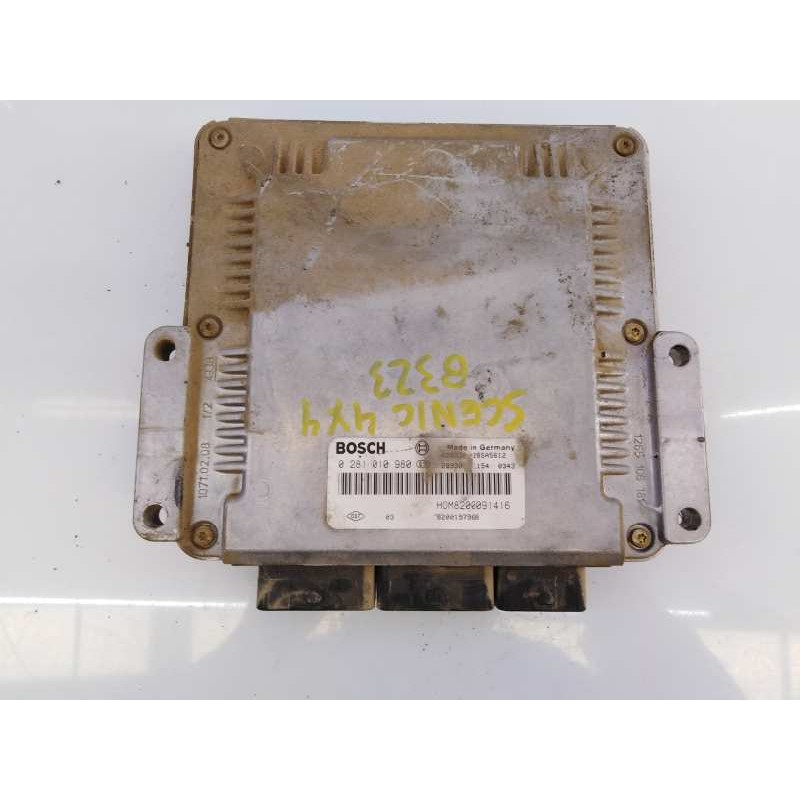 Recambio de centralita motor uce para renault scenic rx4 (ja0) 1.9 dci referencia OEM IAM 0281010980 8200091416 E2-A1-27-1