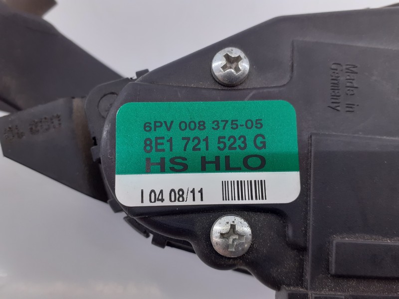 Recambio de pedal acelerador para seat exeo berlina (3r2) style referencia OEM IAM 8E1721523G 6PV00837505 E2-A1-29-7