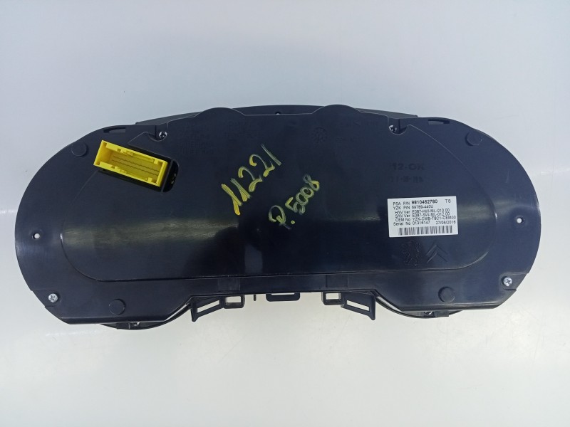 Recambio de cuadro instrumentos para peugeot 5008 allure referencia OEM IAM 9810462780  E3-B2-25-4