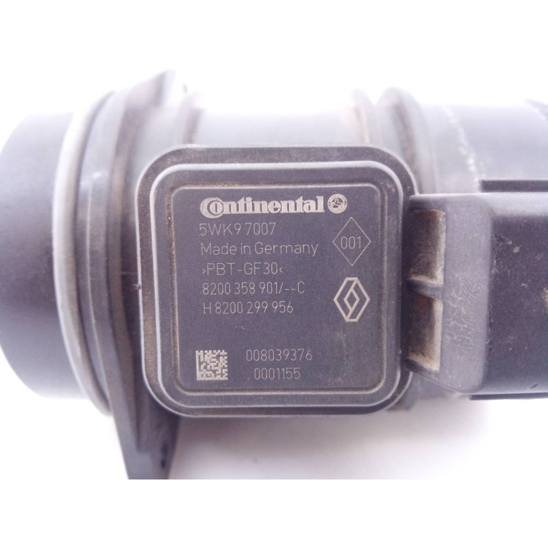 Recambio de caudalimetro para nissan micra (k12e) acenta referencia OEM IAM 8200358901C 5WK97007 E3-B4-27-3