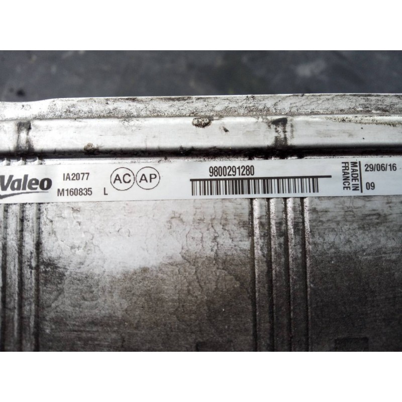 Recambio de intercooler para peugeot 5008 allure referencia OEM IAM 9800291280  P2-A11-11