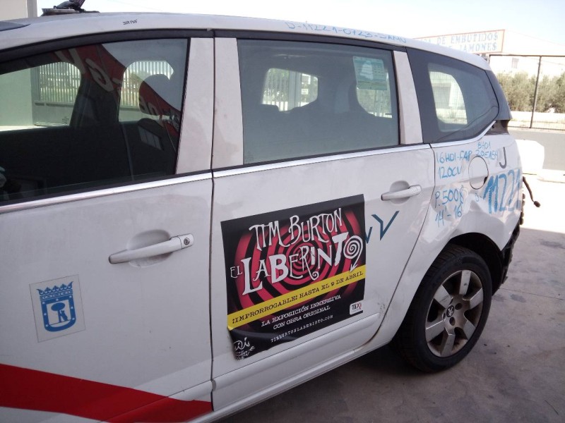 Recambio de puerta trasera izquierda para peugeot 5008 allure referencia OEM IAM   