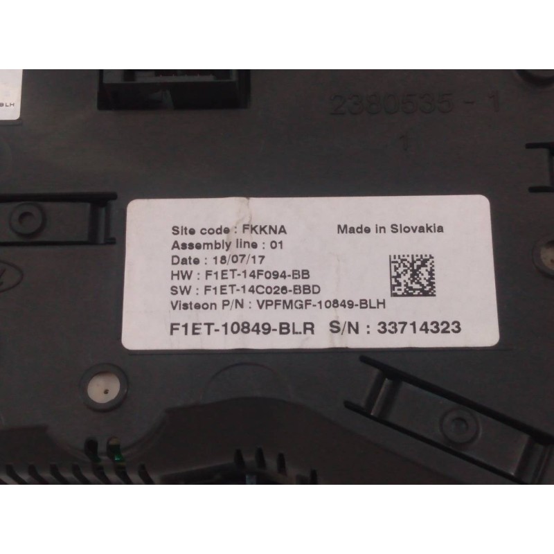 Recambio de cuadro instrumentos para ford c-max (ceu) titanium referencia OEM IAM F1ET10849BLR F1ET14F094BB E2-B3-24-2