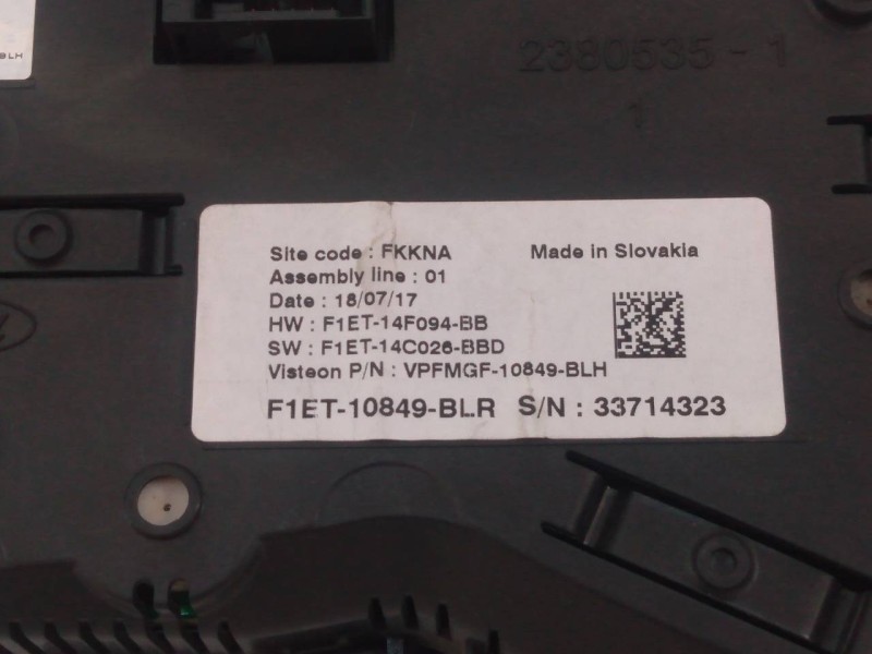 Recambio de cuadro instrumentos para ford c-max (ceu) titanium referencia OEM IAM F1ET10849BLR F1ET14F094BB E2-B3-24-2