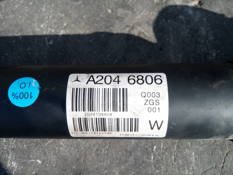 Recambio de transmision central para mercedes-benz clase glk (w204) glk glk 220 cdi 4-matic be edición limitada (204.984) refere