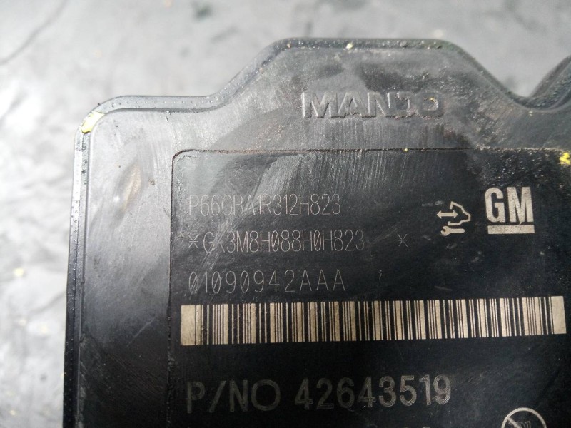 Recambio de abs para opel mokka x selective start/stop referencia OEM IAM 01090942AAA  P3-A8-13-3