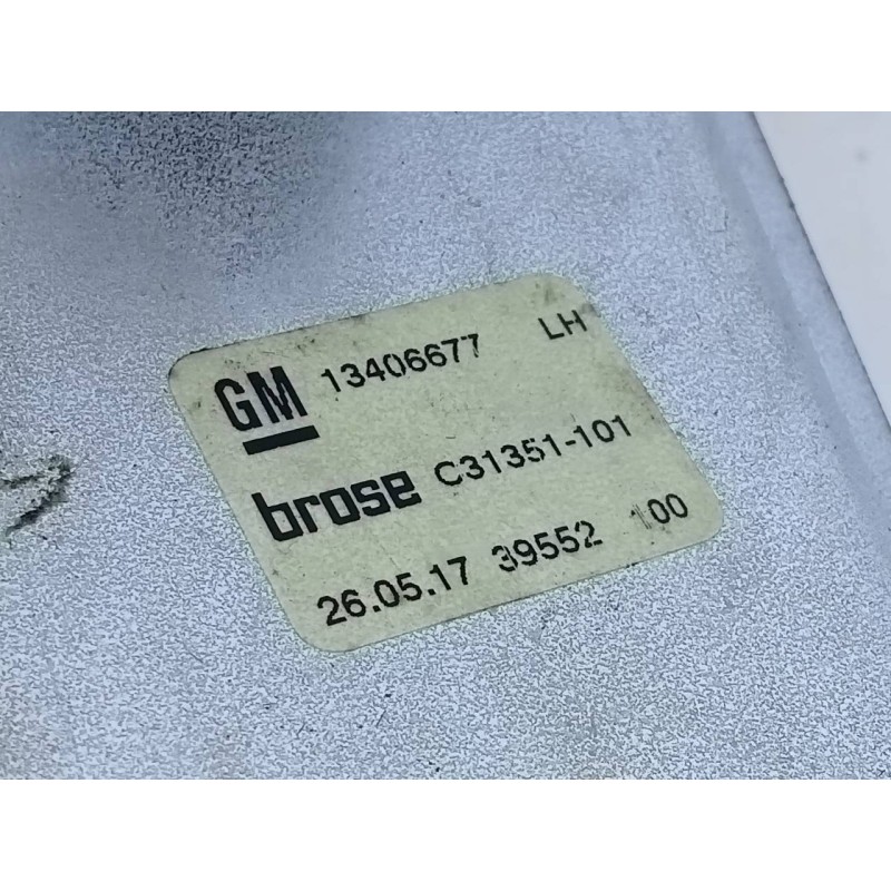 Recambio de elevalunas trasero izquierdo para opel astra k lim. 5türig dynamic referencia OEM IAM 13406677 C46111100 E2-B6-64-2