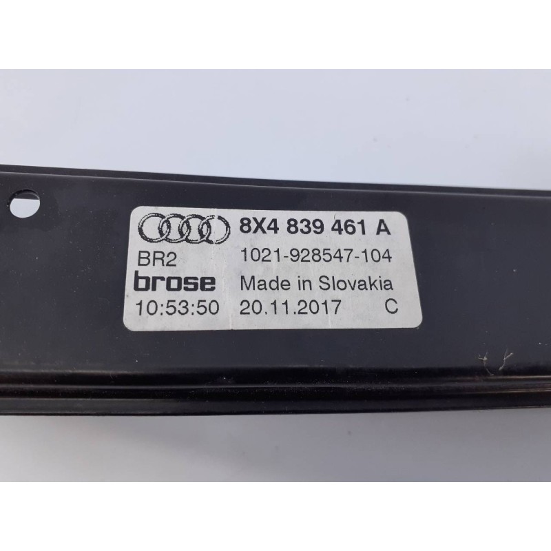 Recambio de elevalunas trasero izquierdo para audi a1 sportback (8xf) attracted referencia OEM IAM 8X4839461A  E1-B6-31-1