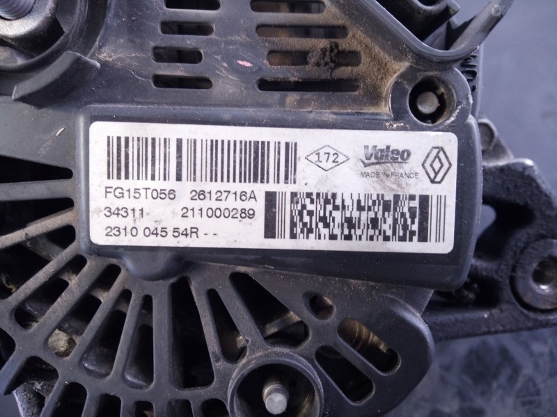 Recambio de alternador para renault scenic iii dynamique referencia OEM IAM 231004554R FG15T0582612716A P3-A4-9-3