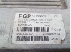 Recambio de centralita motor uce para opel corsa c 1.3 16v cdti cat (z 13 dt / ln9) referencia OEM IAM 55190069  E3-A5-34-1 2