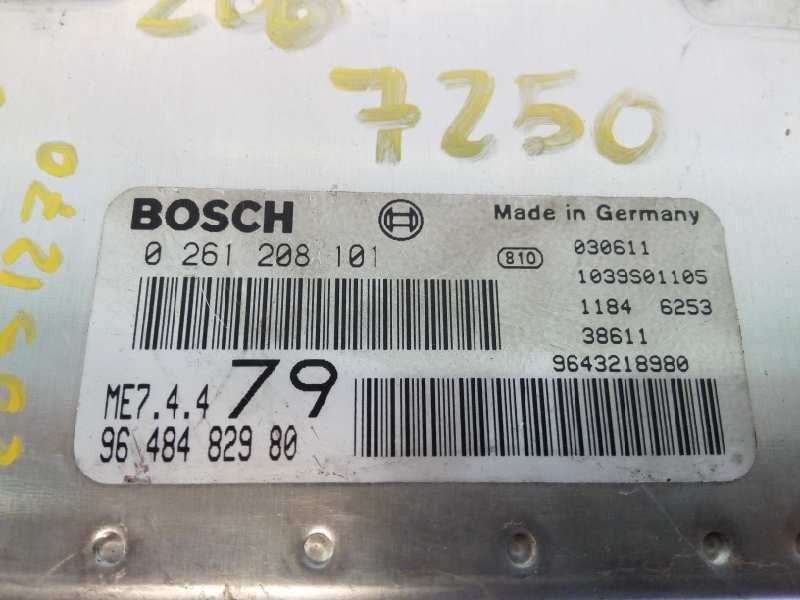 Recambio de centralita motor uce para peugeot 206 4-trg. 1.6 16v cat referencia OEM IAM 0261208101  E3-B2-48-2